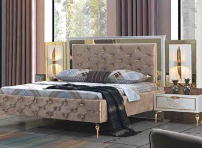 Chesterfield Bed Upholstery Design Luxury Double Hotel Italian